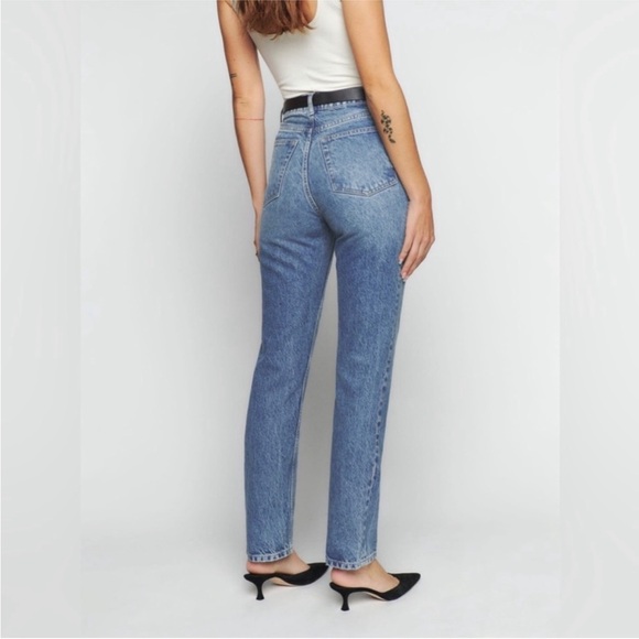 Reformation Stevie Jeans High Rise Straight Size 27 - Picture 3 of 10